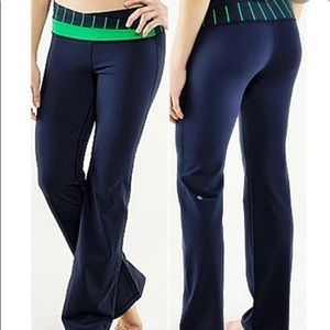 Navy Astro Groove yoga pants